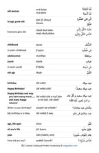 Tunisian Colloquial Arabic Vocabulary