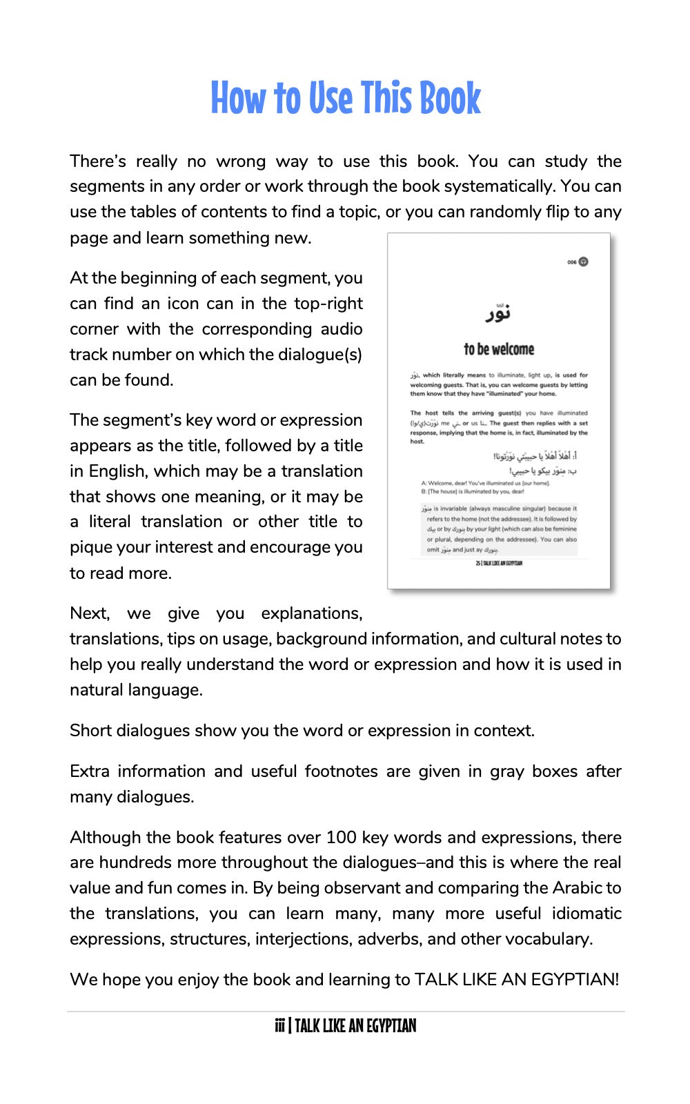 Talk Like an Egyptian