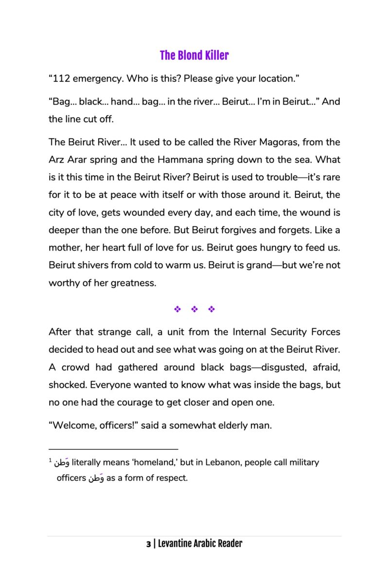 The Blond Killer (Lebanese) - Image 3